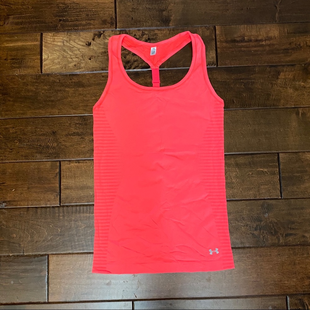 UnderArmor Tank, Women’s Small, Bright Coral Color